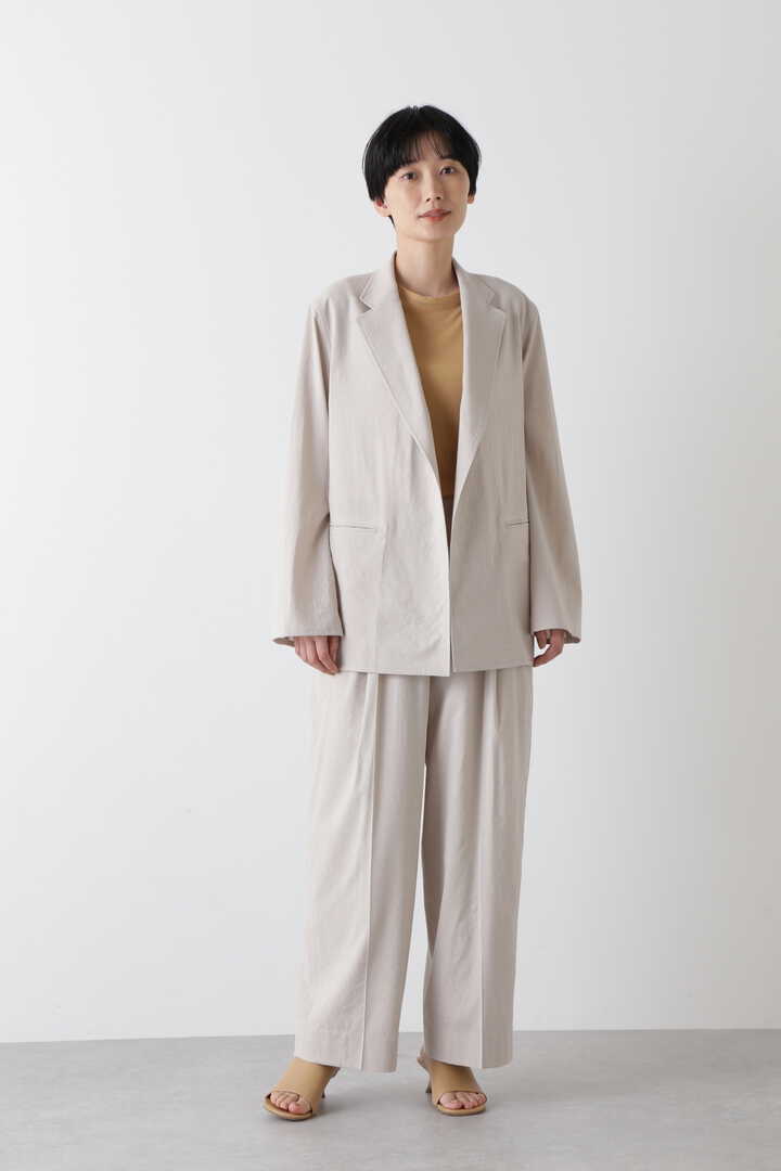 YLÈVE / COTTON LINEN SHEER JERSEY S/S P/O22