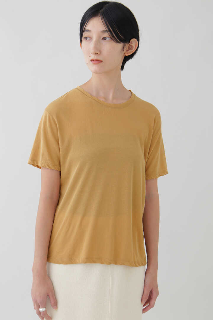 YLÈVE / COTTON LINEN SHEER JERSEY S/S P/O18