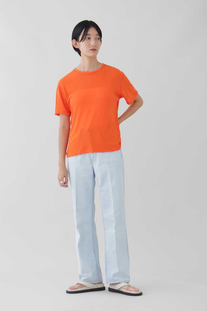 YLÈVE / COTTON LINEN SHEER JERSEY S/S P/O5