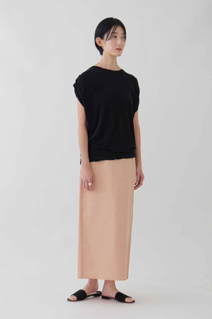 YLÈVE / COTTON LINEN SHEER JERSEY TACK N/S P/O13
