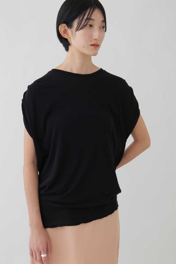 YLÈVE / COTTON LINEN SHEER JERSEY TACK N/S P/O11