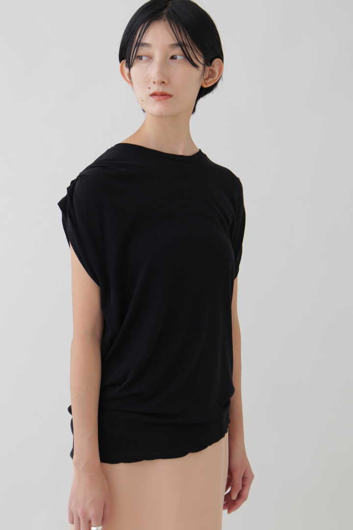 YLÈVE / COTTON LINEN SHEER JERSEY TACK N/S P/O12