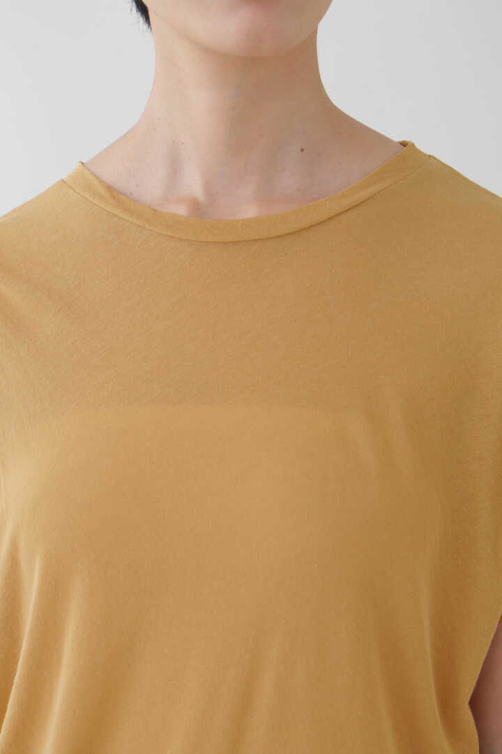 YLÈVE / COTTON LINEN SHEER JERSEY TACK N/S P/O6