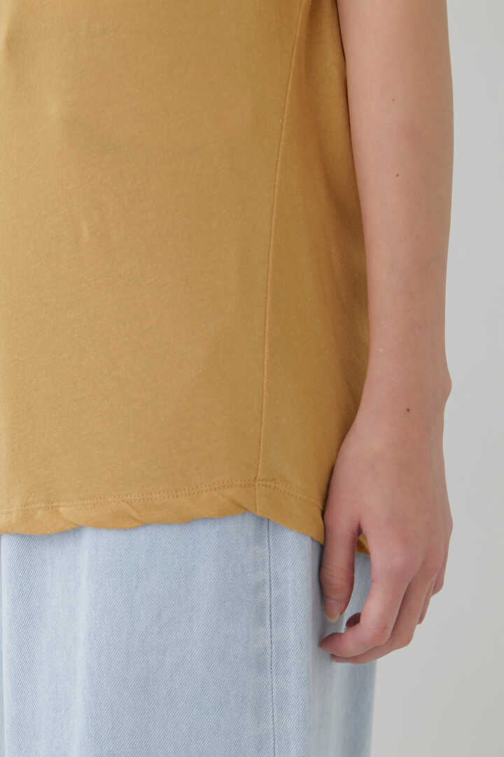 YLÈVE / COTTON LINEN SHEER JERSEY TACK N/S P/O8