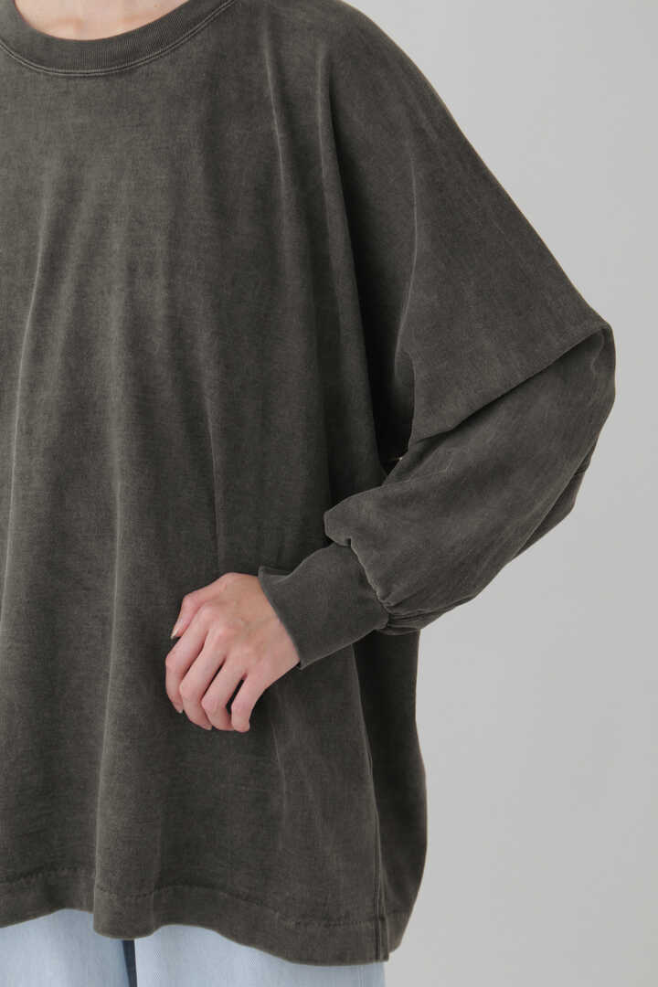 YLÈVE / PIGMENT DYE COTTON JERSEY L/S T7