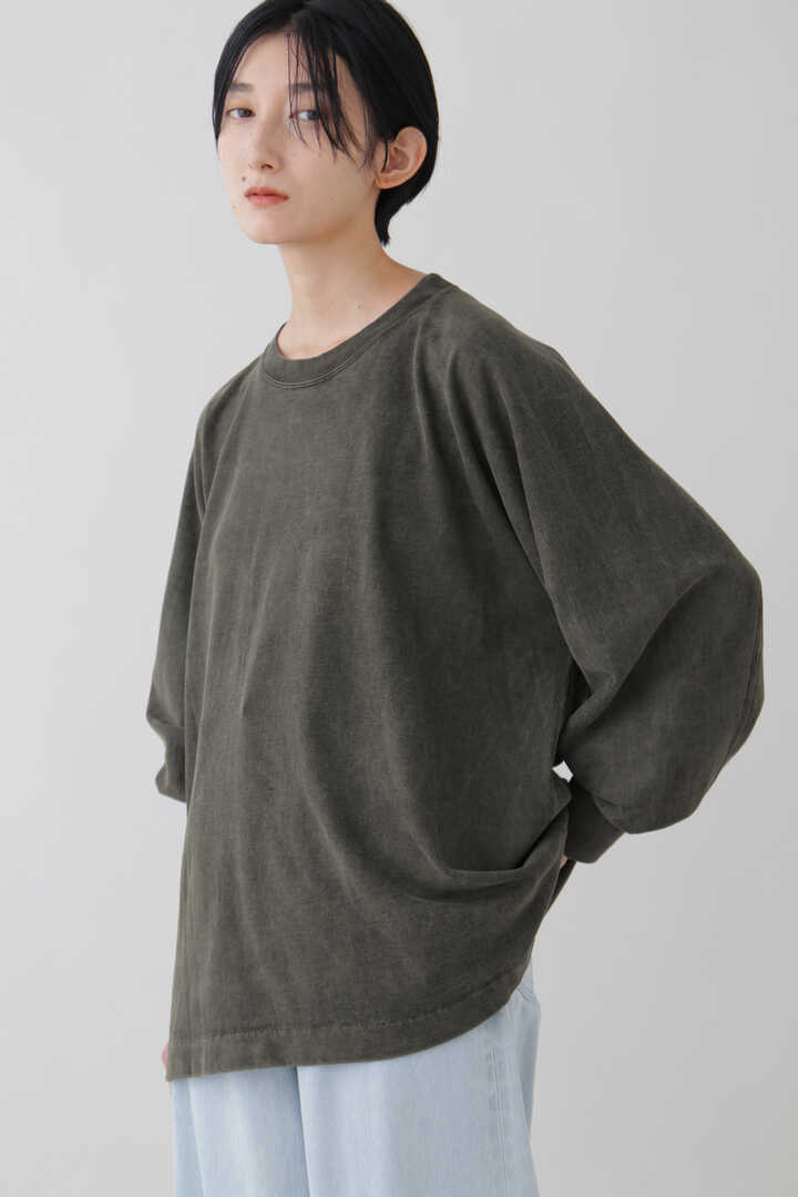 YLÈVE / PIGMENT DYE COTTON JERSEY L/S T2