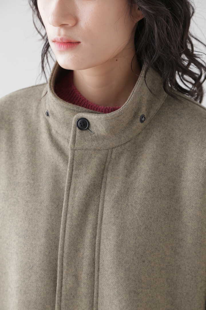 YLÈVE / WOOL MELTON OVER DYE CO10