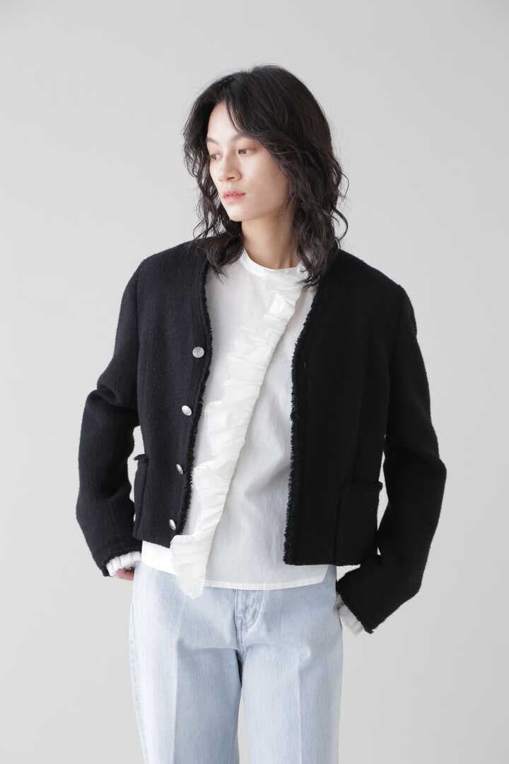 YLÈVE / WOOL TWEED FRINGE JK | ジャケット | YLÈVE | THE LIBRARY