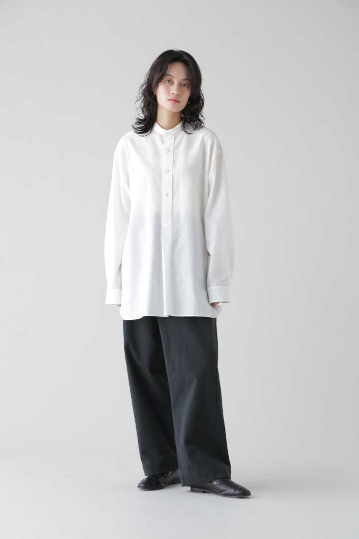 YLÈVE / COTTON CHINO TUCK TR | トラウザーズ | YLÈVE | THE LIBRARY 