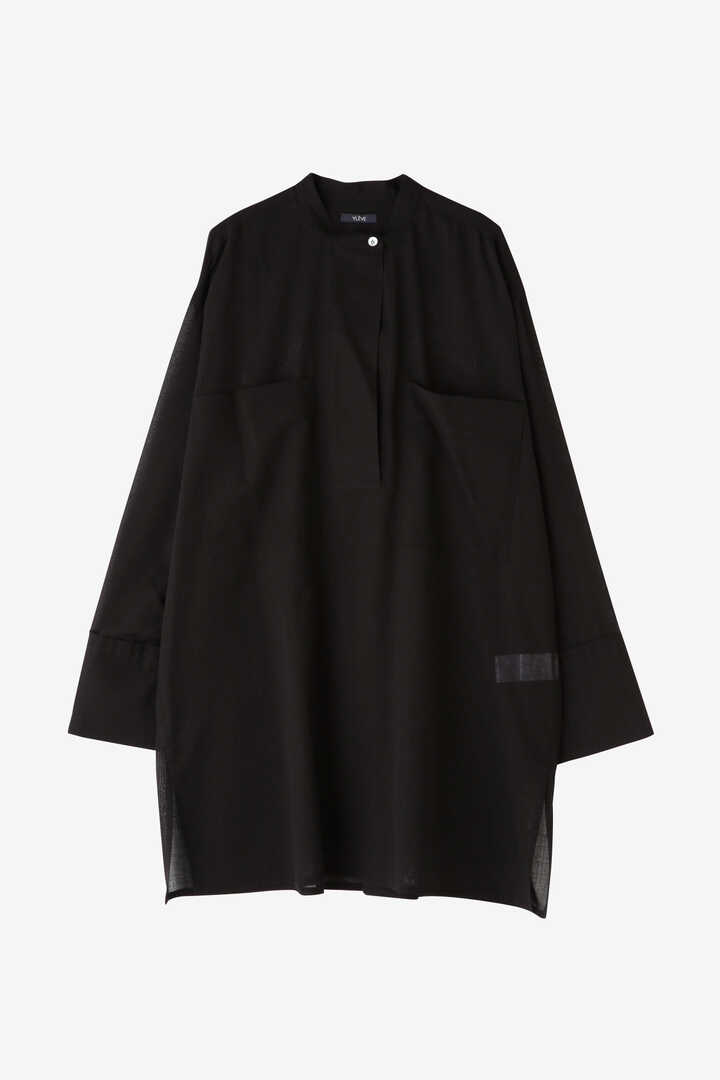 YLÈVE / WOOL ACETATE VOILE TUNIC SH18