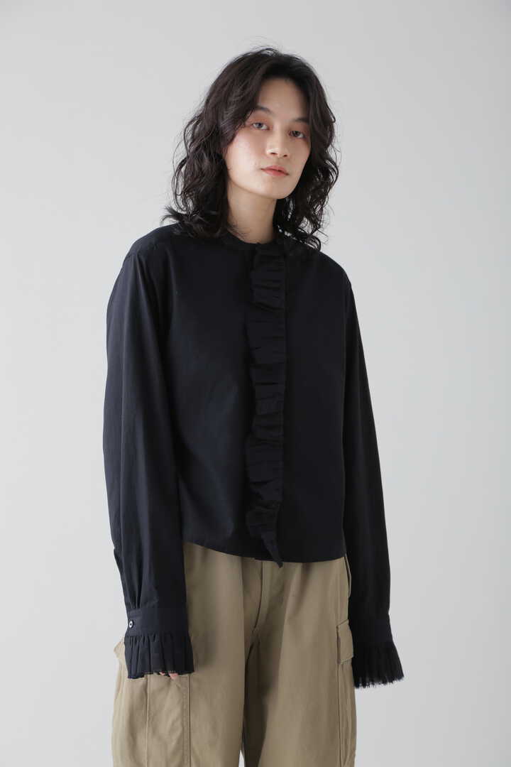 YLÈVE / CUPRA COTTON TENCEL LAWN RUFFLED BL14