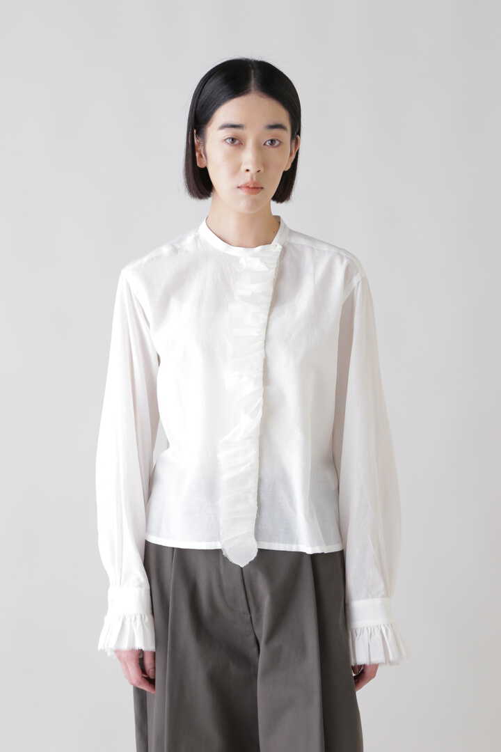 YLÈVE / CUPRA COTTON TENCEL LAWN RUFFLED BL1