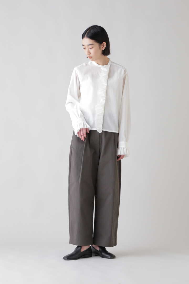 YLÈVE / CUPRA COTTON TENCEL LAWN RUFFLED BL2