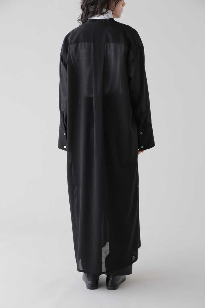 YLÈVE / WOOL ACETATE VOILE TUNIC OP8