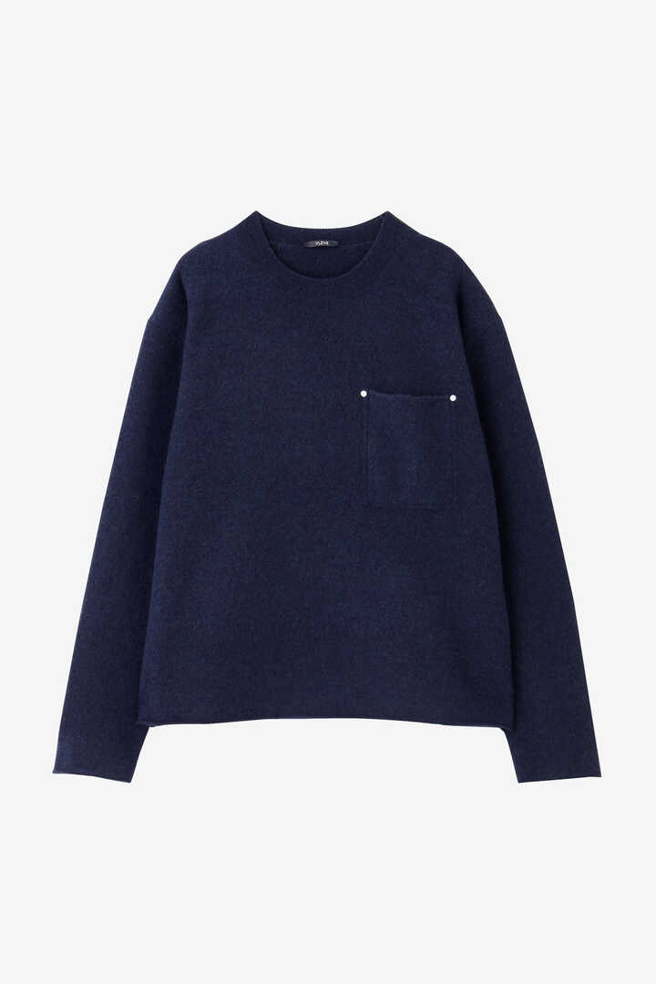 YLÈVE / LIGHT WOOL MILLED KN POCKET C/N P/O8