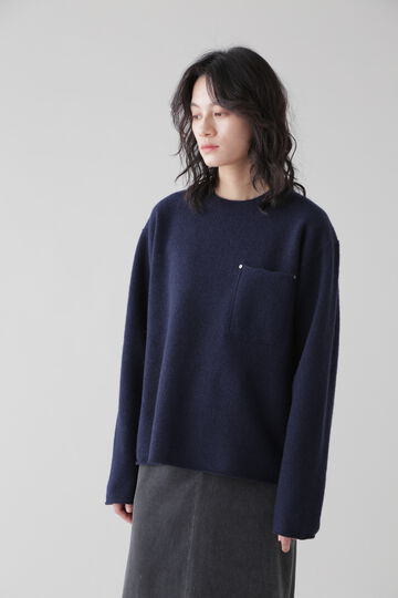 YLÈVE / LIGHT WOOL MILLED KN POCKET C/N P/O_120