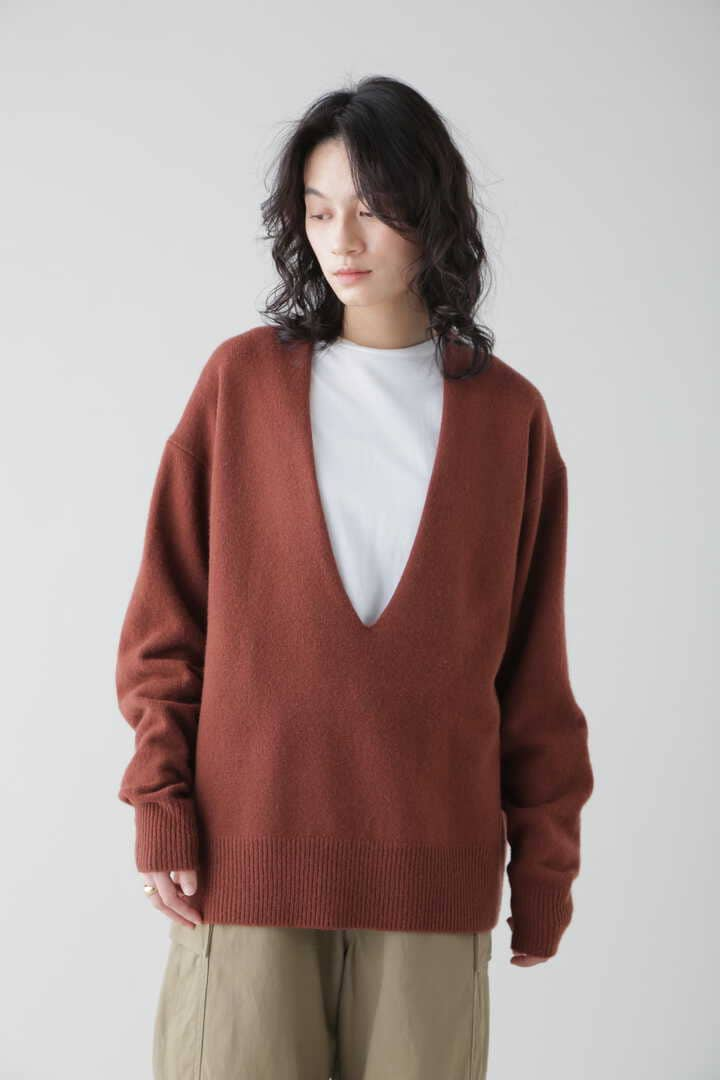 新品未使用タグ付き新品【ALDERNEY アルダニー】 LAMBS WOOLS ニット