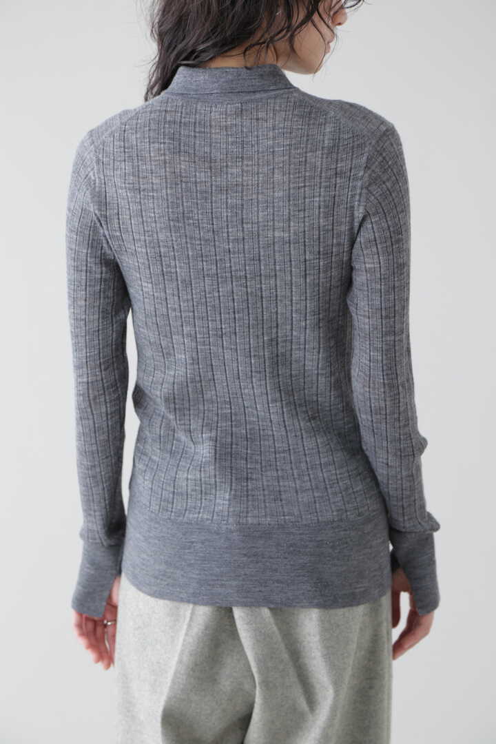 YLÈVE / ALPACA SHEER K/N POLO C/D5
