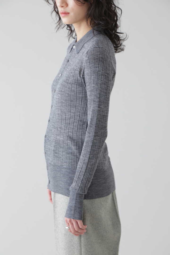 YLÈVE / ALPACA SHEER K/N POLO C/D6