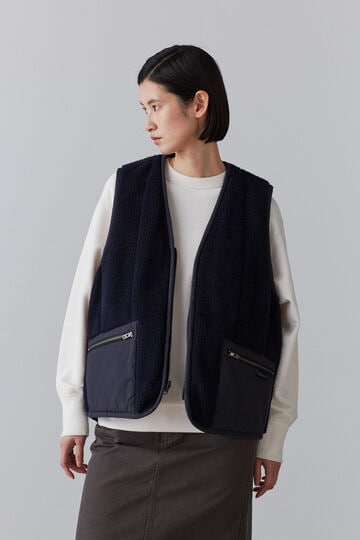 YLÈVE / LAVENHAM REVERSIBLE ZIP FRONT GILET_120