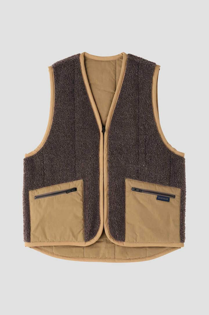 YLÈVE / LAVENHAM REVERSIBLE ZIP FRONT GILET18