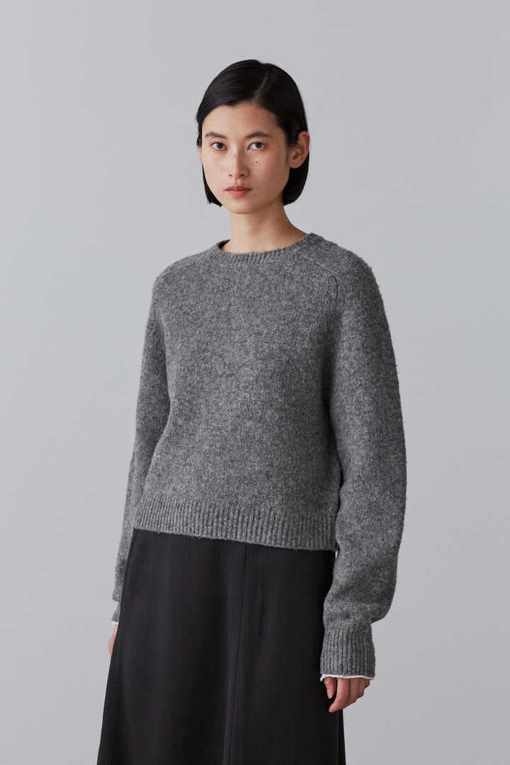 【先行予約 10月下旬入荷予定】YLÈVE / ITALIAN BLUSHED WOOL KN P/O12