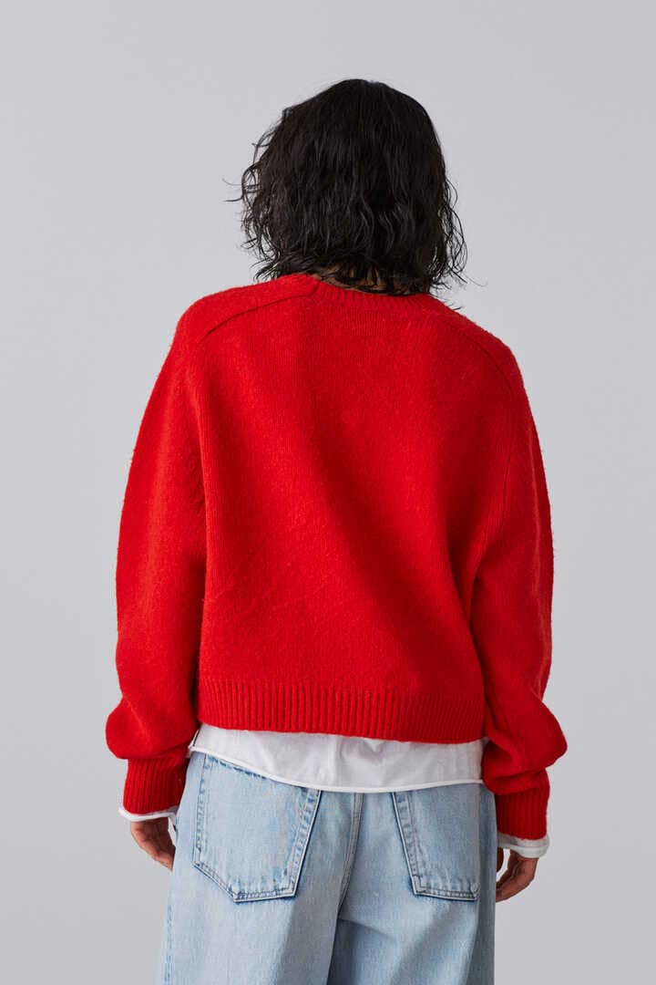 【先行予約 10月下旬入荷予定】YLÈVE / ITALIAN BLUSHED WOOL KN P/O4