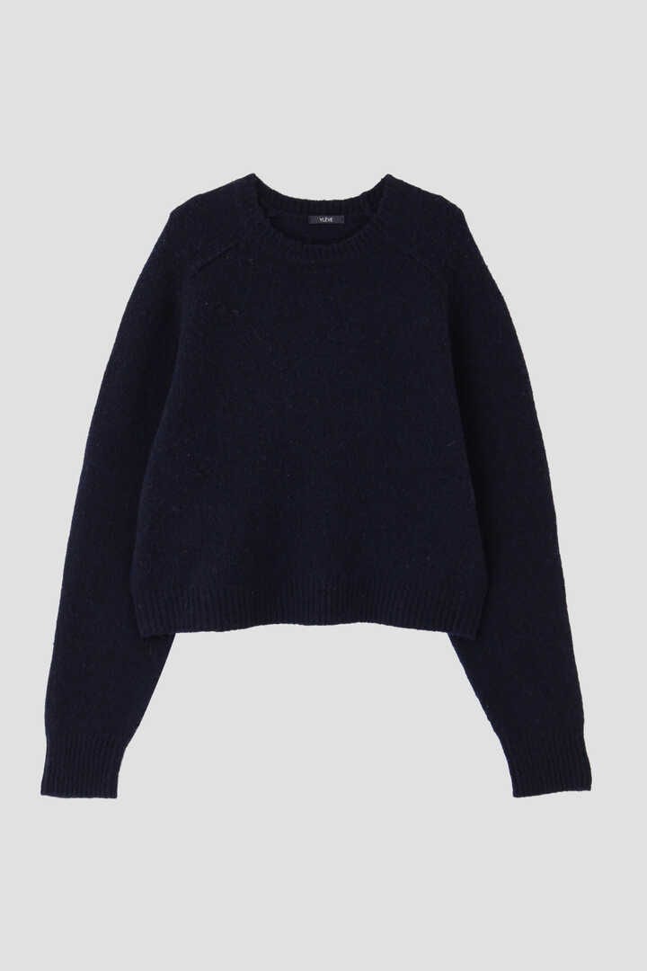 【先行予約 10月下旬入荷予定】YLÈVE / ITALIAN BLUSHED WOOL KN P/O21