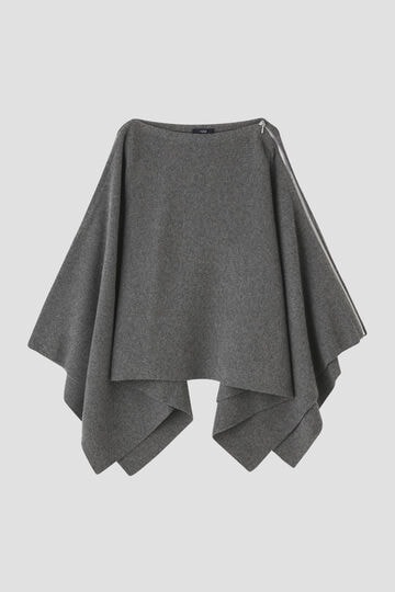 YLÈVE / WOOL CASHMERE KN PONCHO_020