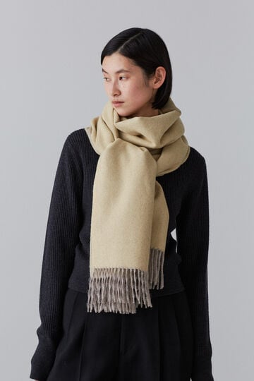 YLÈVE / THE INOUE BROTHERS DOUBLE FACE BRUSHED STOLE_040