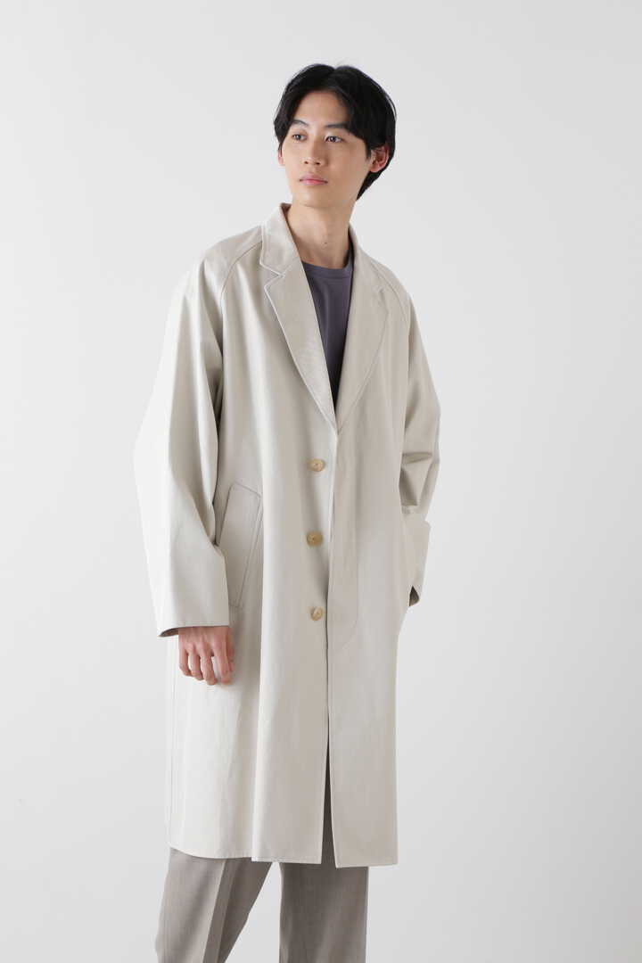 BLURHMS / DRILL CHAMBRAY SHOP COAT1