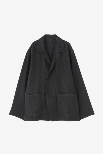BLURHMS / HEAVY LINEN WORK CARDIGAN JACKET_010