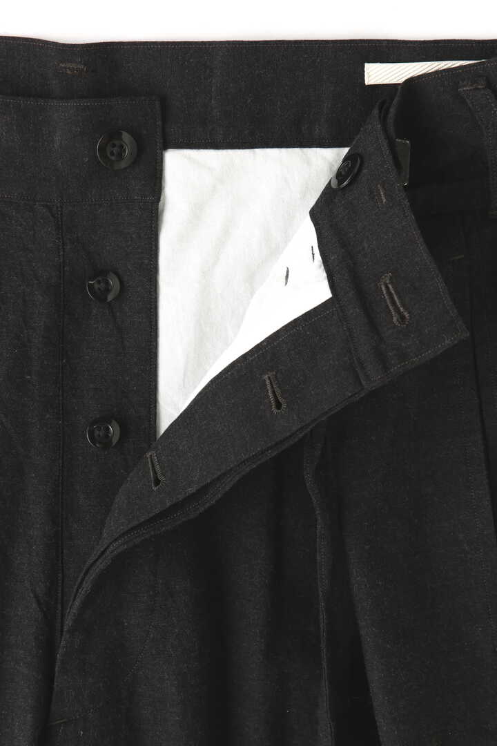 BLURHMS / SELVAGE TWILL BUTTON TUCK EASY PANTS | トラウザーズ