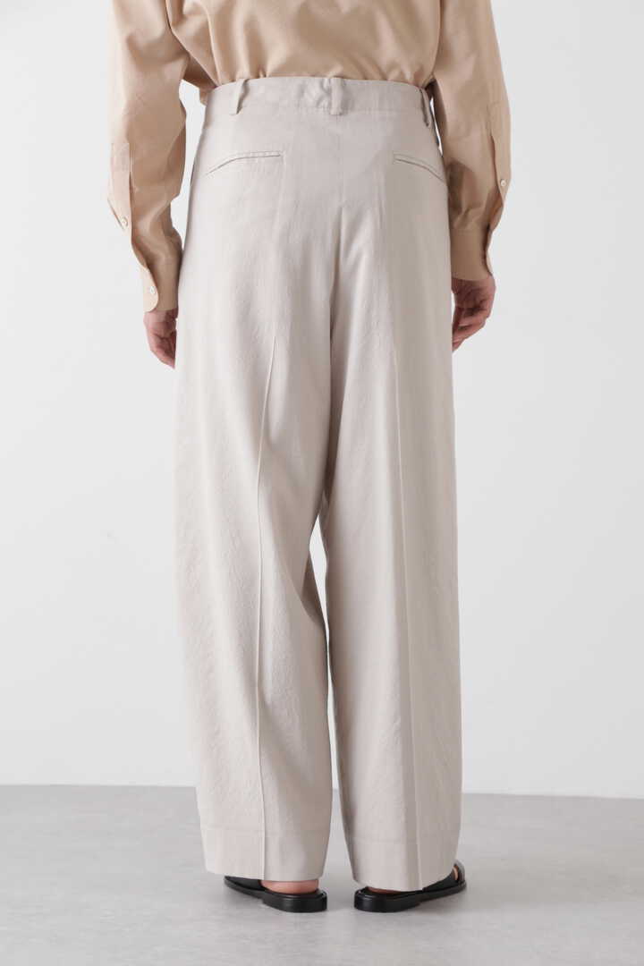 ［別注］BLURHMS / WOOL RAYON SILK SUPER WIDE SLACKS4