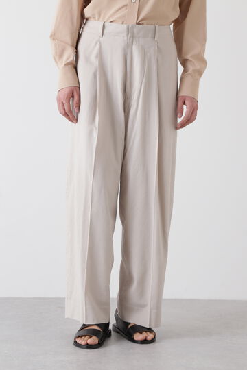 ［別注］BLURHMS / WOOL RAYON SILK SUPER WIDE SLACKS_040