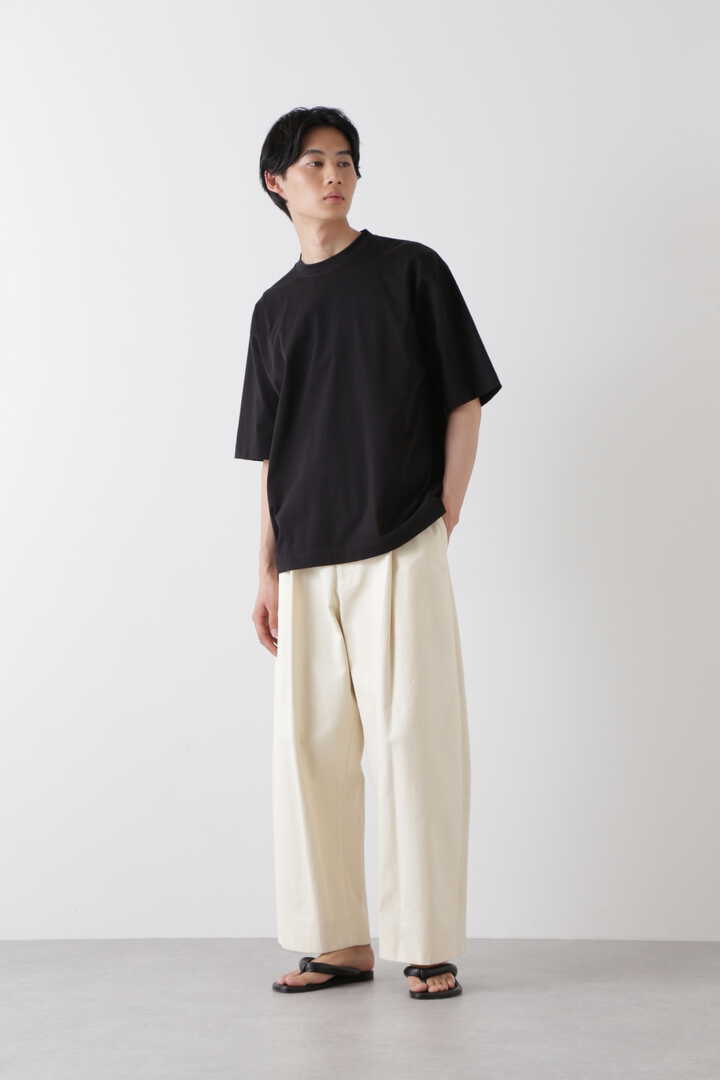 STUDIO NICHOLSON / PEACHED COTTON TWILL DEEP PLEAT VOLUME PANT ...