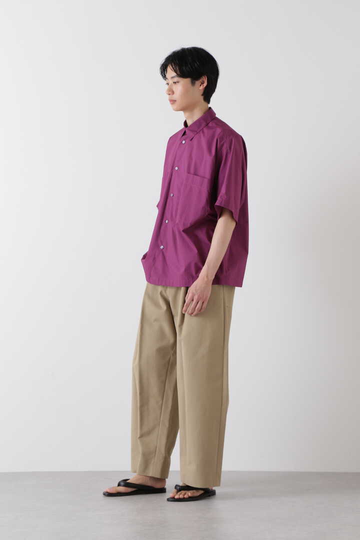 STUDIO NICHOLSON / PEACHED COTTON TWILL DEEP PLEAT VOLUME