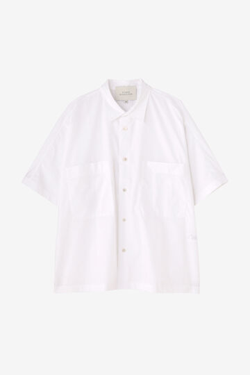STUDIO NICHOLSON / COTTON POPLIN BOXY SHORT SLEEVE SHIRT_030