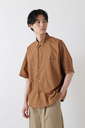 STUDIO NICHOLSON / COTTON POPLIN BOXY SHORT SLEEVE SHIRT_050
