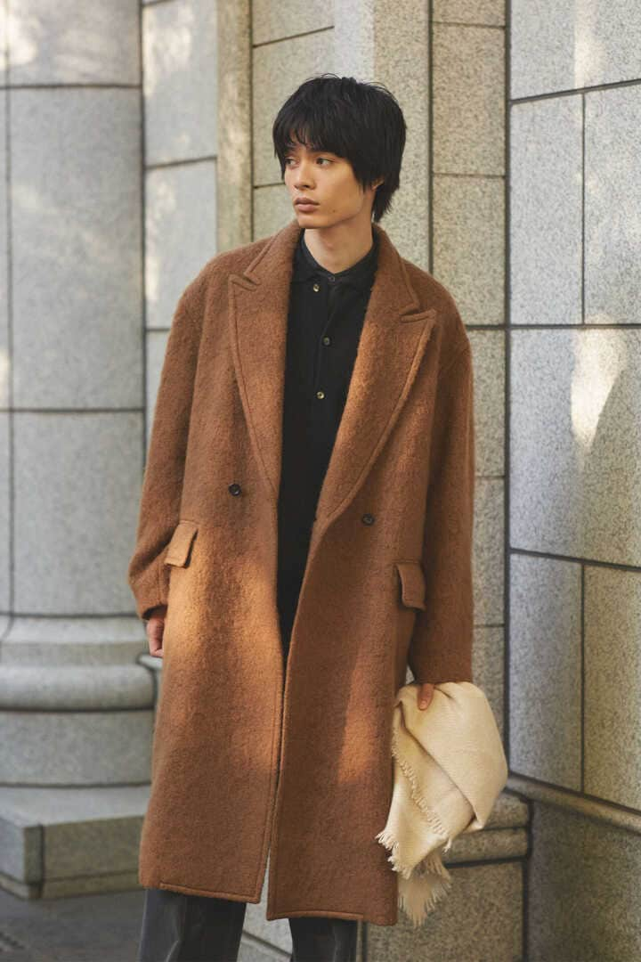 別注］blurhms / WOOL SHAGGY CHESTER COAT | コート | THE LIBRARY ...