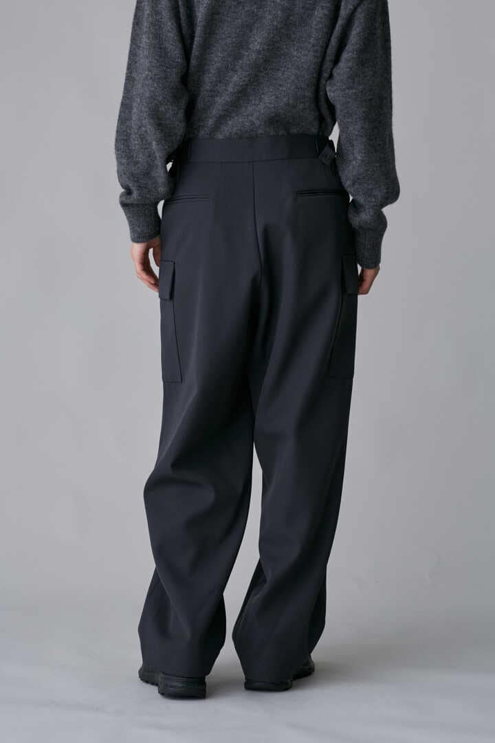 ATON / BACK SATIN FIELD CARGO PANTS | トラウザーズ | THE LIBRARY