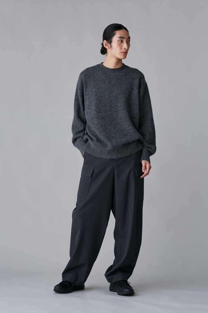 ATON / BACK SATIN FIELD CARGO PANTS | トラウザーズ | THE LIBRARY