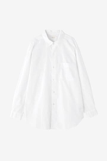 BLURHMS / Chambray Point Collar Shirt_030