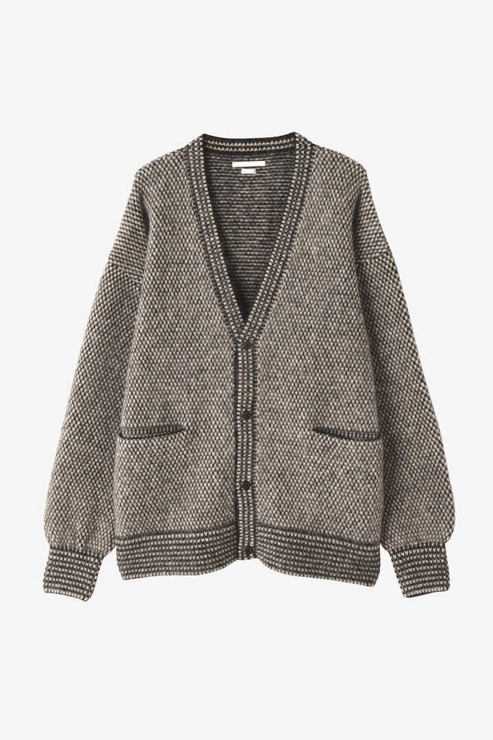 blurhms / ALPACA BIRD'S-EYE KNIT CARDIGAN | ニット | THE LIBRARY ...