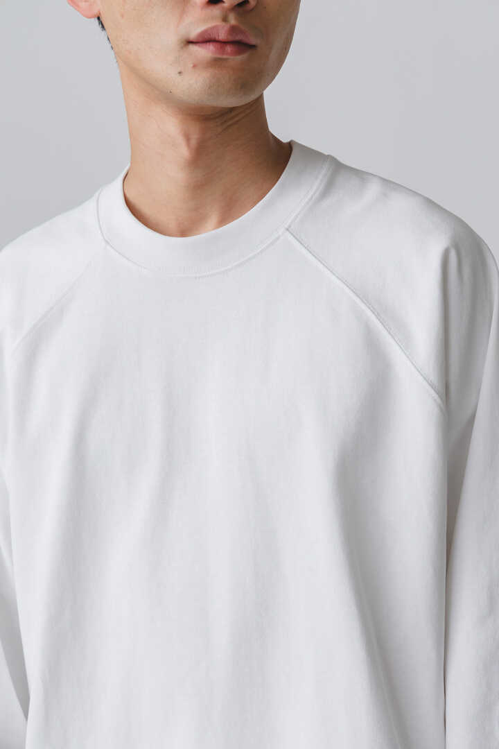 STUDIO NICHOLSON / DRY HEAVY COTTON LONG SLEEVE RAGLAN T SHIRT5