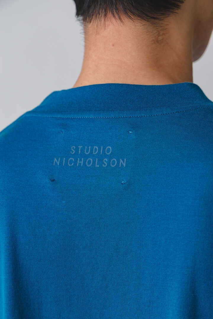 STUDIO NICHOLSON / MID-WEIGHT JERSEY BRANDED SHORT SLEEVE T SHIRT9