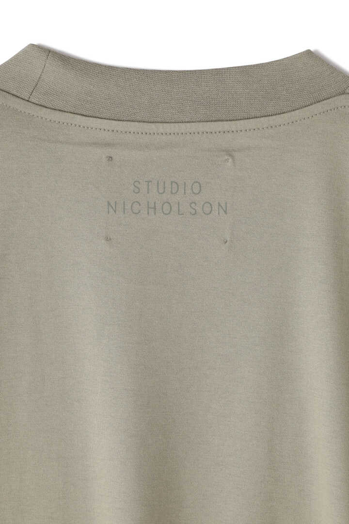 STUDIO NICHOLSON / MID-WEIGHT JERSEY BRANDED SHORT SLEEVE T SHIRT16