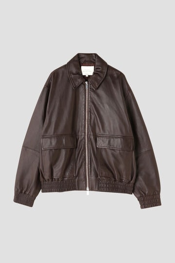 STUDIO NICHOLSON / LEATHER BOMBER_050