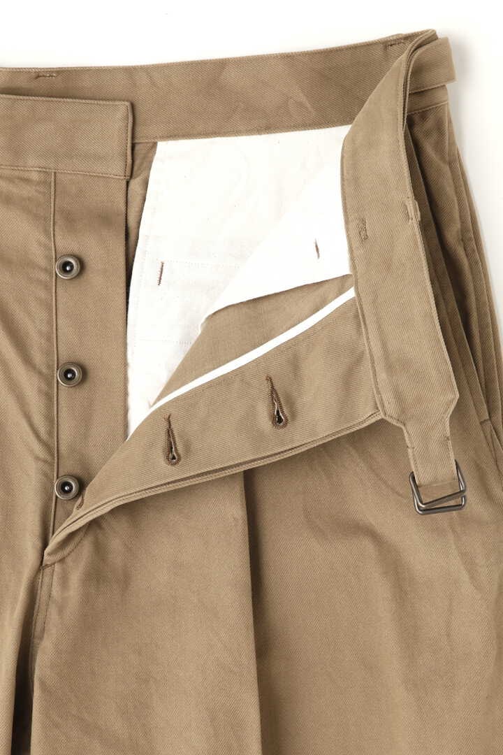 blurhms / BRUSHED TWILL BELTED TROUSERS16