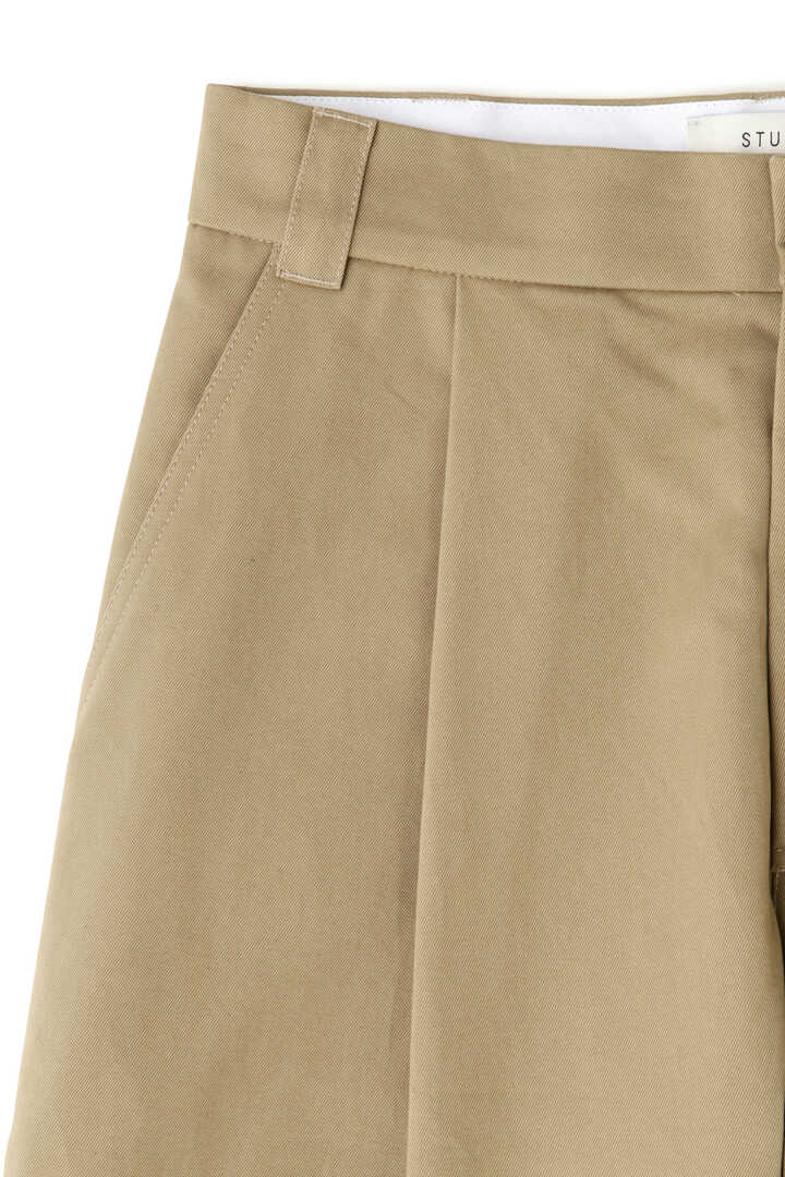 STUDIO NICHOLSON / PEACHED COTTON TWILL DEEP PLEAT VOLUME PANT4